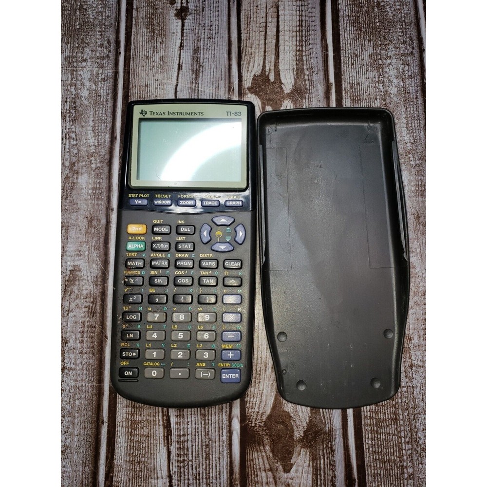 Texas Instruments TI-83 Graphing Calculator Handheld TI83 Good